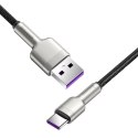 Kabel USB do USB-C Baseus Cafule, 66W, 0.25m (czarny)