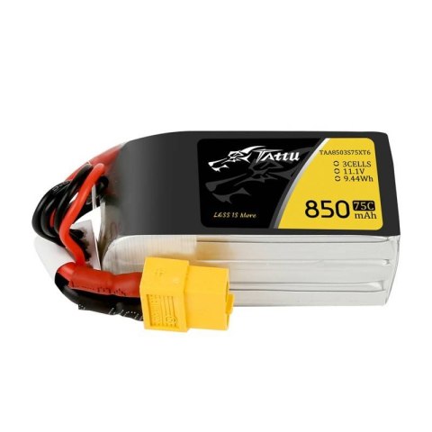 Akumulator Tattu 850mAh 11.1V 75C 3S1P Konektor XT60