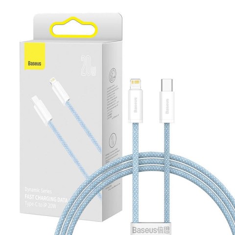 Kabel USB-C do Lightning Baseus Dynamic Series, 20W, 1m (niebieski)