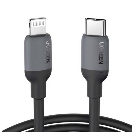 Kabel USB-C do Lightning UGREEN US387, 1m (czarny)