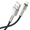 Kabel USB do Lightning Baseus Cafule, 2.4A, 0,25m (czarny)