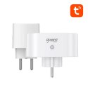 Podwójne inteligentne gniazdko WiFi Gosund SP211, 2 sztuki 3500W (dwupak) Tuya