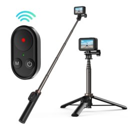 Selfie stick Telesin do smartfonów i kamer GoPro z pilotem BT (TE-RCSS-001)