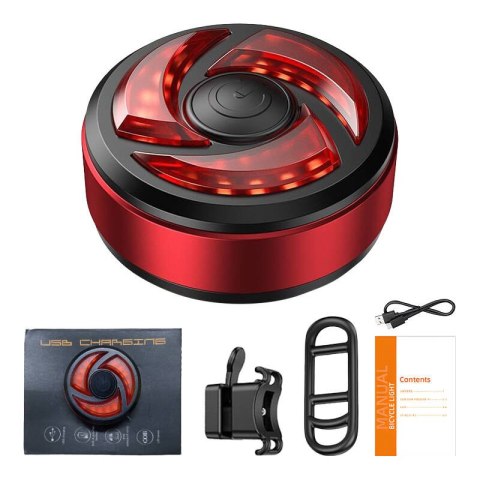 Tylna lampka rowerowa Superfire BTL02, USB, 330 mAh, 3 trybyTylna lampka rowerowa Superfire BTL02, USB, 330 mAh, 3 tryby