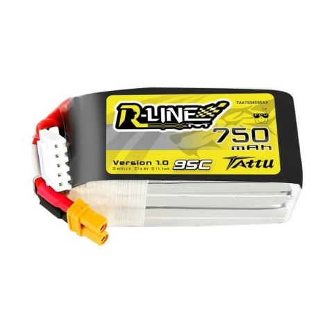 Akumulator Tattu R-Line 750mAh 14.8V 95C 4S1P XT30