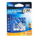 Baterie alkaliczne Deli AAA LR03 4+2 szt