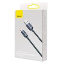 Kabel USB do Lightning Baseus Crystal Shine, 2.4A, 1.2m (czarny)