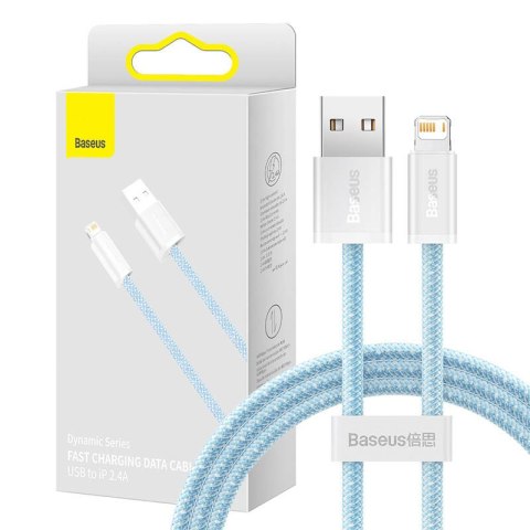 Kabel USB do Lightning Baseus Dynamic, 2.4A, 1m (niebieski)