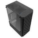 Obudowa komputerowa Darkflash DK300M Micro-ATX (czarna) + 3 wentylatory