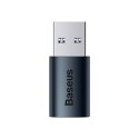 Adapter USB-A do USB-C Baseus Ingenuity OTG (niebieski)