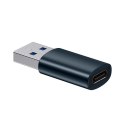 Adapter USB-A do USB-C Baseus Ingenuity OTG (niebieski)