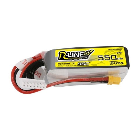 Akumulator Tattu R-Line 550mAh 22.2V 95C 6S1P XT30