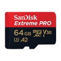 Karta pamięci SANDISK EXTREME PRO microSDXC 64GB 200/90 MB/s UHS-I U3 (SDSQXCU-064G-GN6MA)