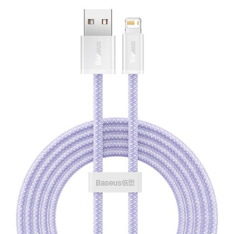 Kabel USB do Lightning Baseus Dynamic 2, 2.4A, 2m (fioletowy)