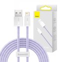 Kabel USB do Lightning Baseus Dynamic 2, 2.4A, 2m (fioletowy)