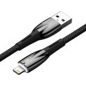 Kabel USB do Lightning Baseus Glimmer, 2.4A, 1m (czarny)