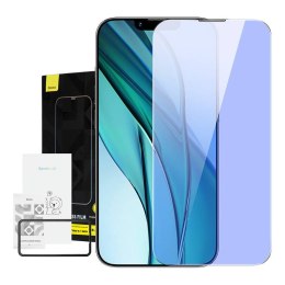 Szkło hartowane z filtrem światła niebieskiego 0.4mm Baseus do iPhone 14 Plus/13 Pro Max