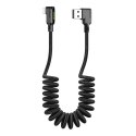 Kabel USB do Lightning, Mcdodo CA-7300, kątowy, 1.8m (czarny)