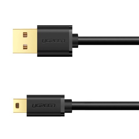 Kabel UGREEN 10355B USB 2.0-mini USB 1m (czarny)