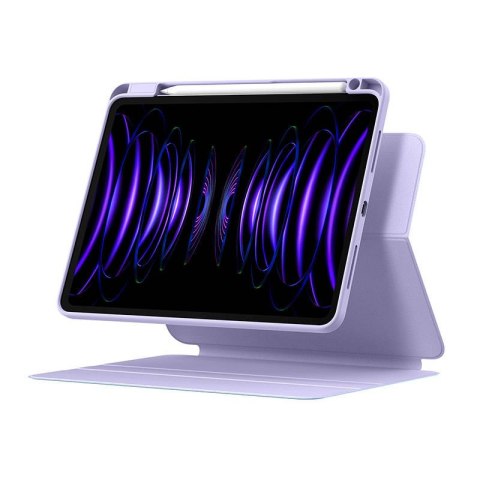 Magnetyczne Etui ochronne do Ipad Pro 12.9 Baseus Minimalist (fioletowy)