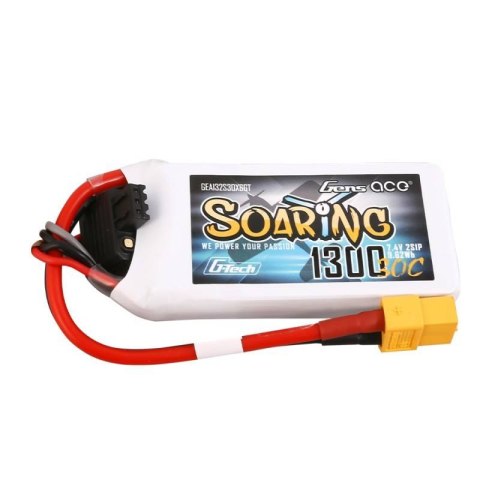 Akumulator Gens Ace G-Tech Soaring 1300mAh 7.4V 30C 2S1P XT60