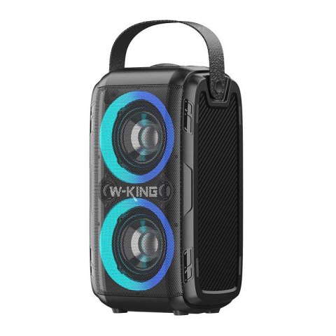 Głośnik bezprzewodowy Bluetooth W-KING T9II 60W + mikrofon (czarny)