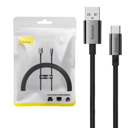 Kabel USB do USB-C Baseus Superior 100W 1,5m (czarny)