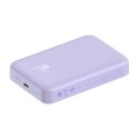 Powerbank magnetyczny Baseus Magnetic Mini 10000mAh, USB-C 20W MagSafe (fioletowy)