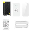 Szkło hartowane Baseus 0.4mm Corning HD Iphone 13/13 Pro/14 + zestaw czyszczący