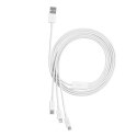 Kabel szybkiego ładowania Baseus Superior Data USB do M+L+C 3.5A 1M(White)