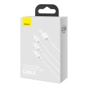 Kabel szybkiego ładowania Baseus Superior Data USB do M+L+C 3.5A 1M(White)