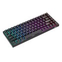 Bezprzewodowa klawiatura mechaniczna Royal Kludge RK84 RGB, Red switch (czarna).