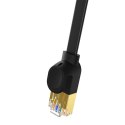 Kabel sieciowy Baseus High Speed, Ethernet RJ45, 10 Gb, Cat.7, 2m (czarny)