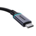 Przedłużenie kabla USB-C Baseus męski do żeński High Definition 10Gbps, 0,5m (czarny)