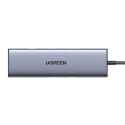 Adapter 10w1 UGREEN Revodok CM498 Hub USB do 3x USB-A 3.0, HDMI, VGA, RJ45, SD/TF, AUX3.5mm, PD Converter