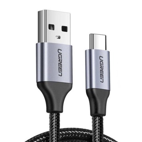 Kabel USB do USB-C QC3.0 UGREEN 	US288 0,5m z aluminiową wtyczką (czarny)