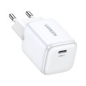 Ładowarka sieciowa UGREEN 15326 Nexode mini, USB-C, PD3.0, QC4.0, GaN, 30W (biała)