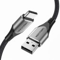 Kabel USB 2.0 A do USB-C Vention CODHF 3A 1m szary