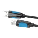 Kabel do drukarki USB 2.0 A do USB-B Vention VAS-A16-B150 1,5m czarny