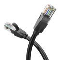 Kabel sieciowy UTP CAT6 Vention IBEBI RJ45 Ethernet 1000Mbps 3m czarny