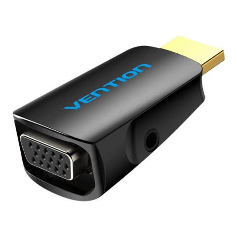 Adapter HDMI do VGA Vention AIDB0 z portem audio 3,5 mm