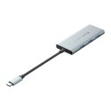 Hub USB-C do HDMI, 3x USB 3.0, SD, TF, PD Vention TOPHB 0,15m Szary