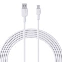 Kabel Aukey CB-NAC1 USB-A do USB-C 1m (biały)