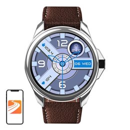 Smartwatch Blitzwolf BW-AT3 (brązowy skórzany)