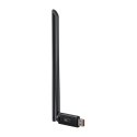 Adapter WiFi z anteną Baseus FastJoy 300Mbps (czarny)