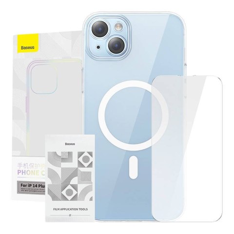 Zestaw ochronny BASEUS Crystal Series do iPhone 14 Plus etui+szkło