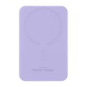 Magnetyczny mini powerbank Baseus 5000mAh 20W (fioletowy)