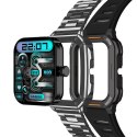 Smartwatch Blitzwolf BW-GTC3 (czarny/czarny stalowy)