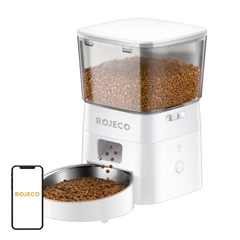 Inteligentny dozownik karmy Rojeco 2L Pet Feeder WiFi Version