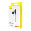 Kabel USB-C do USB-C Baseus Tungsten Gold, 100W, 1m (niebieski)